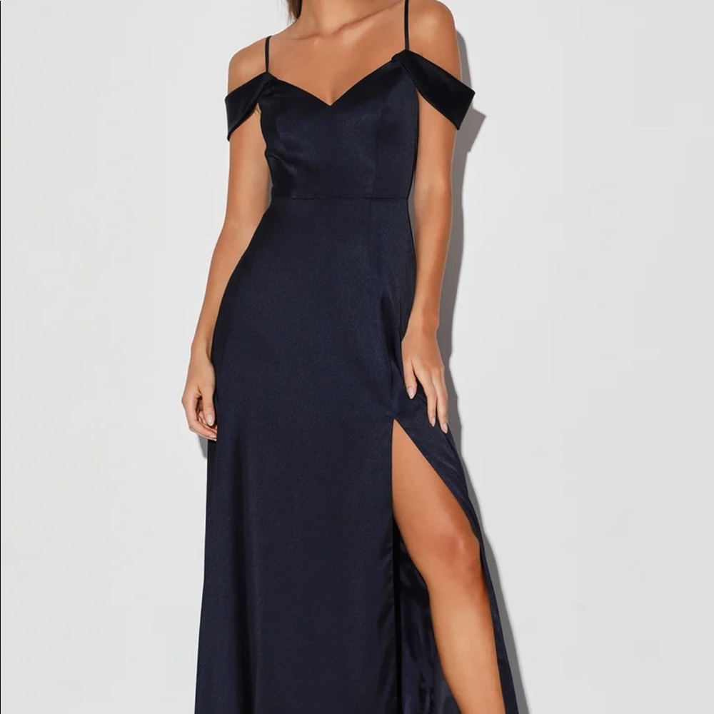 Navy blue Maxi dress